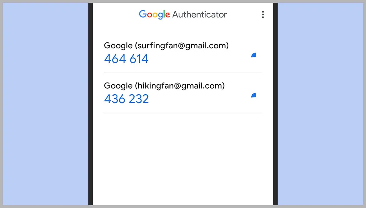 The Secret Key for Google Authenticator